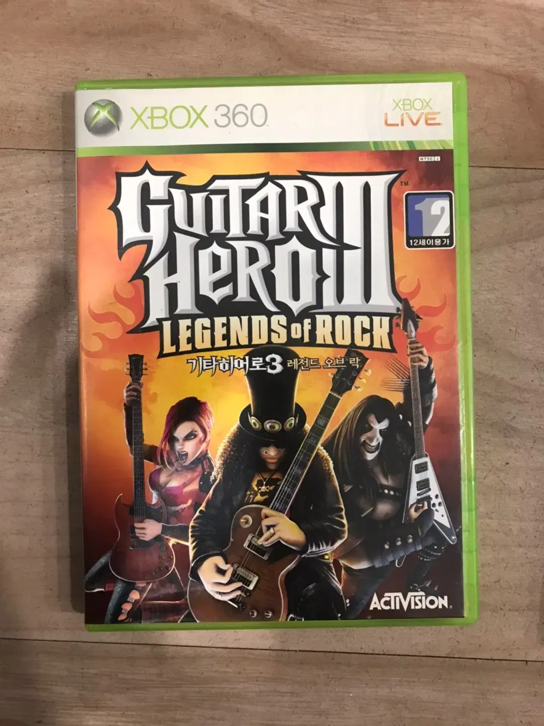 XBOX360 기타 히어로3 레전드 오브 락